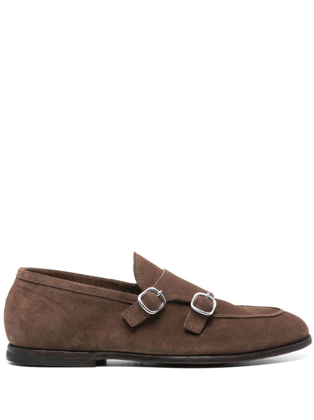 Cenere Calzature Cenere Gbsuede Monks In Brown