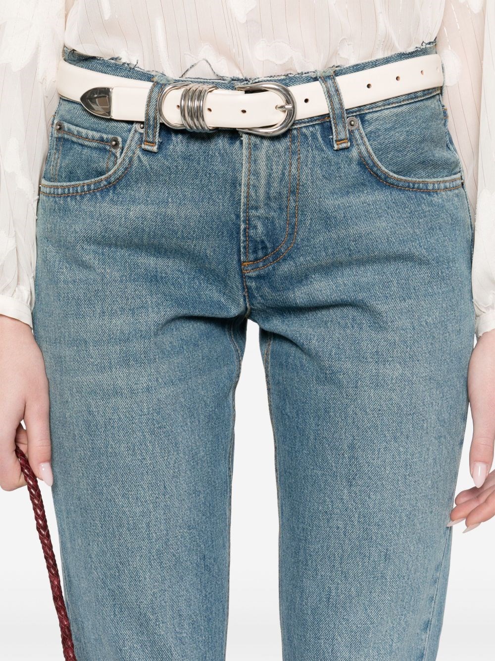 デニム・ジーパン Haikure Carly Jeans Haikure Carly Low Rise Straight Leg Jeans | Nordstrom