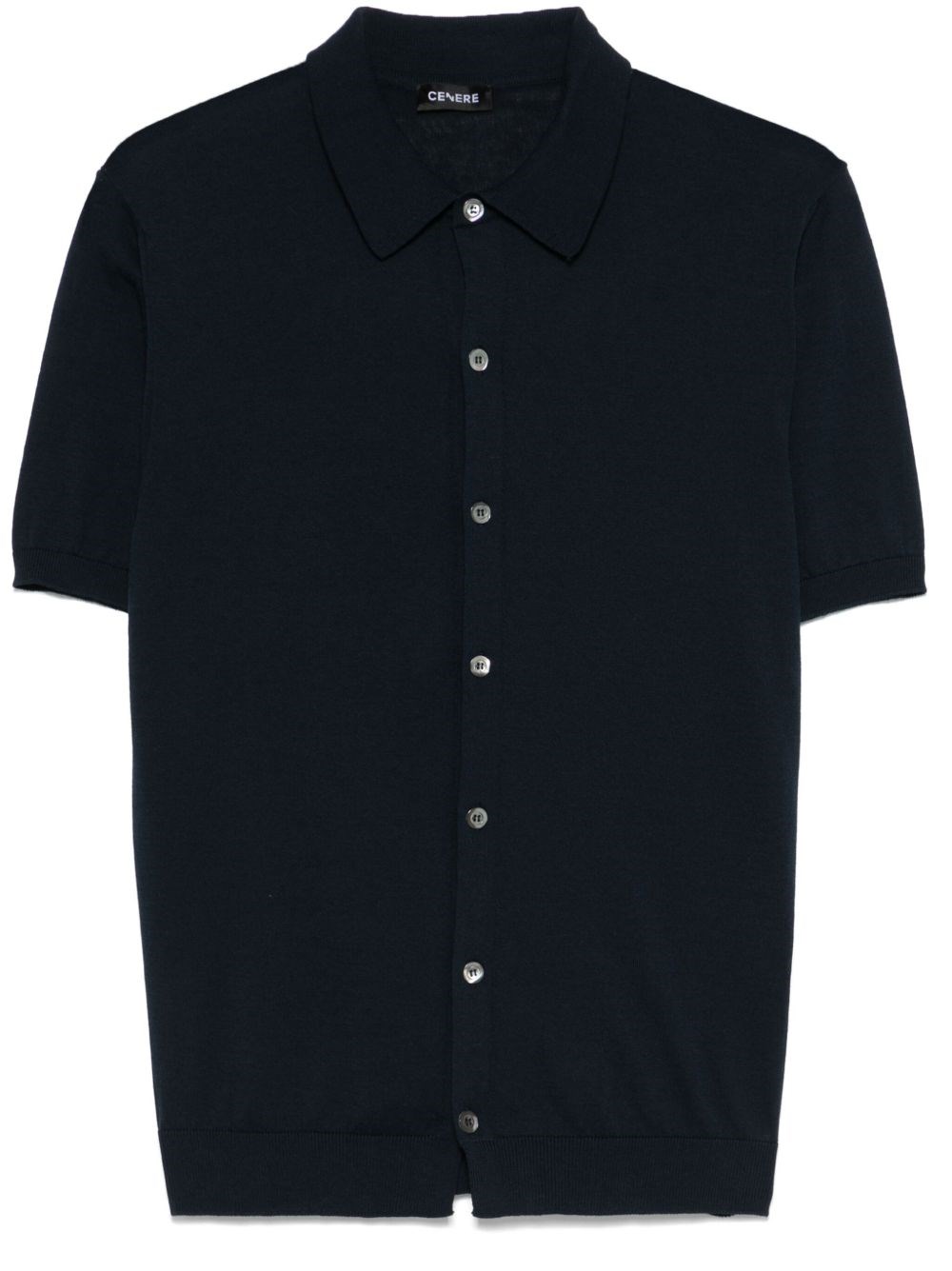 Cenere Gb Knit Shirt In Blue