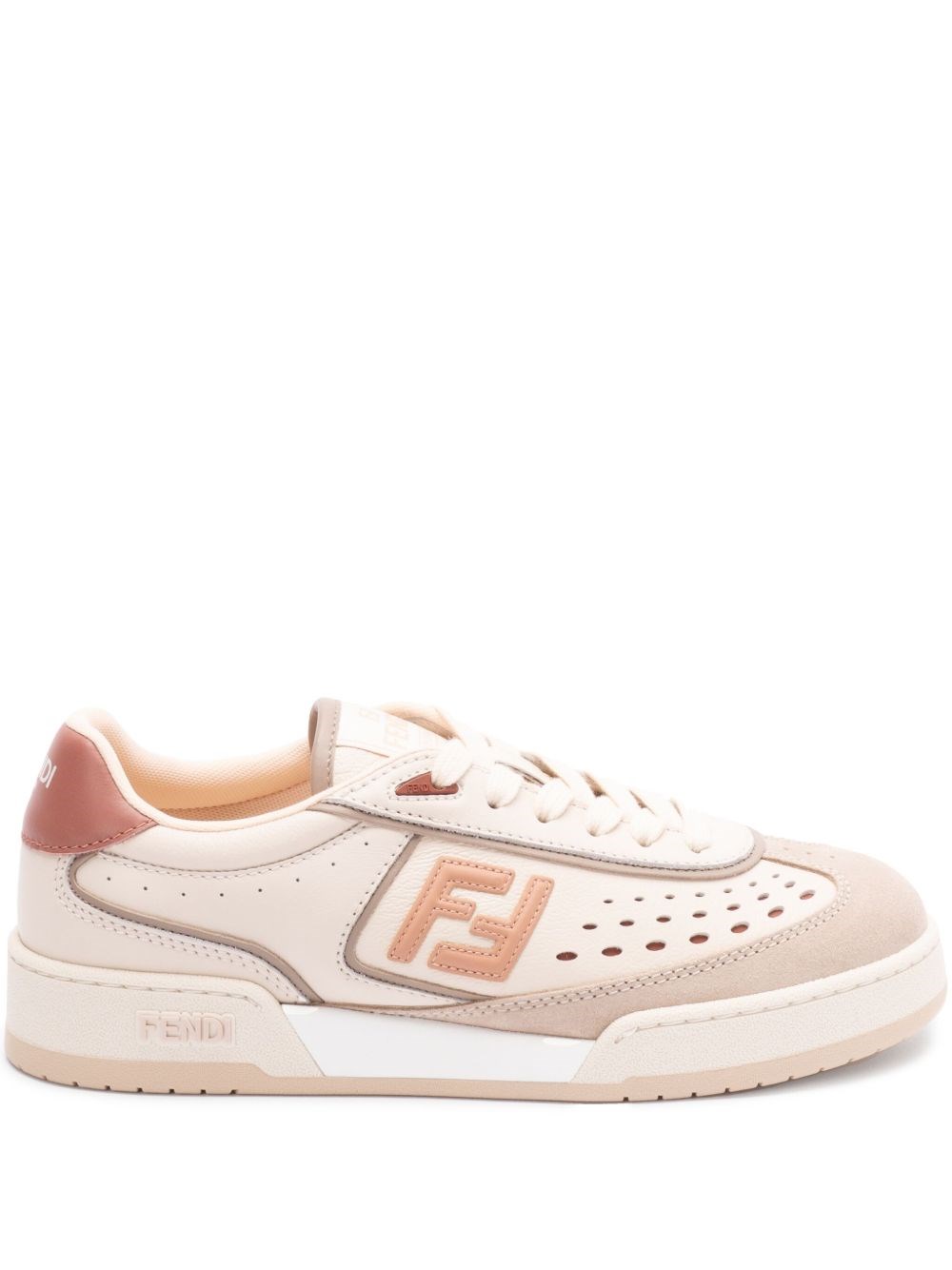 Fendi Donna Bianco Fendisneakers Basse Taglia 37