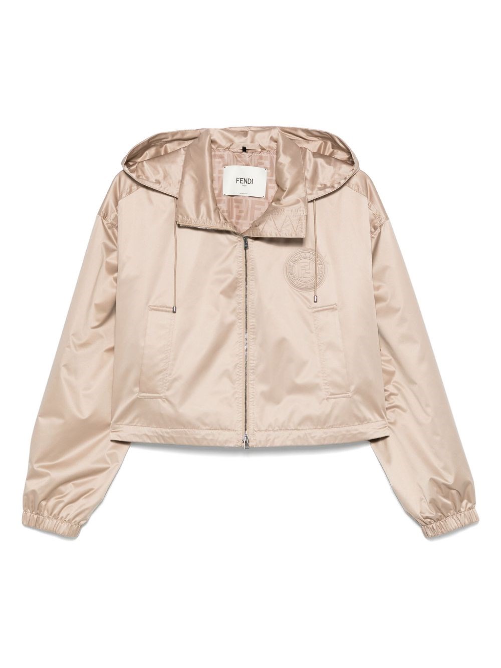 Fendi Donna Bianco Giacca Con Applicazione Medio