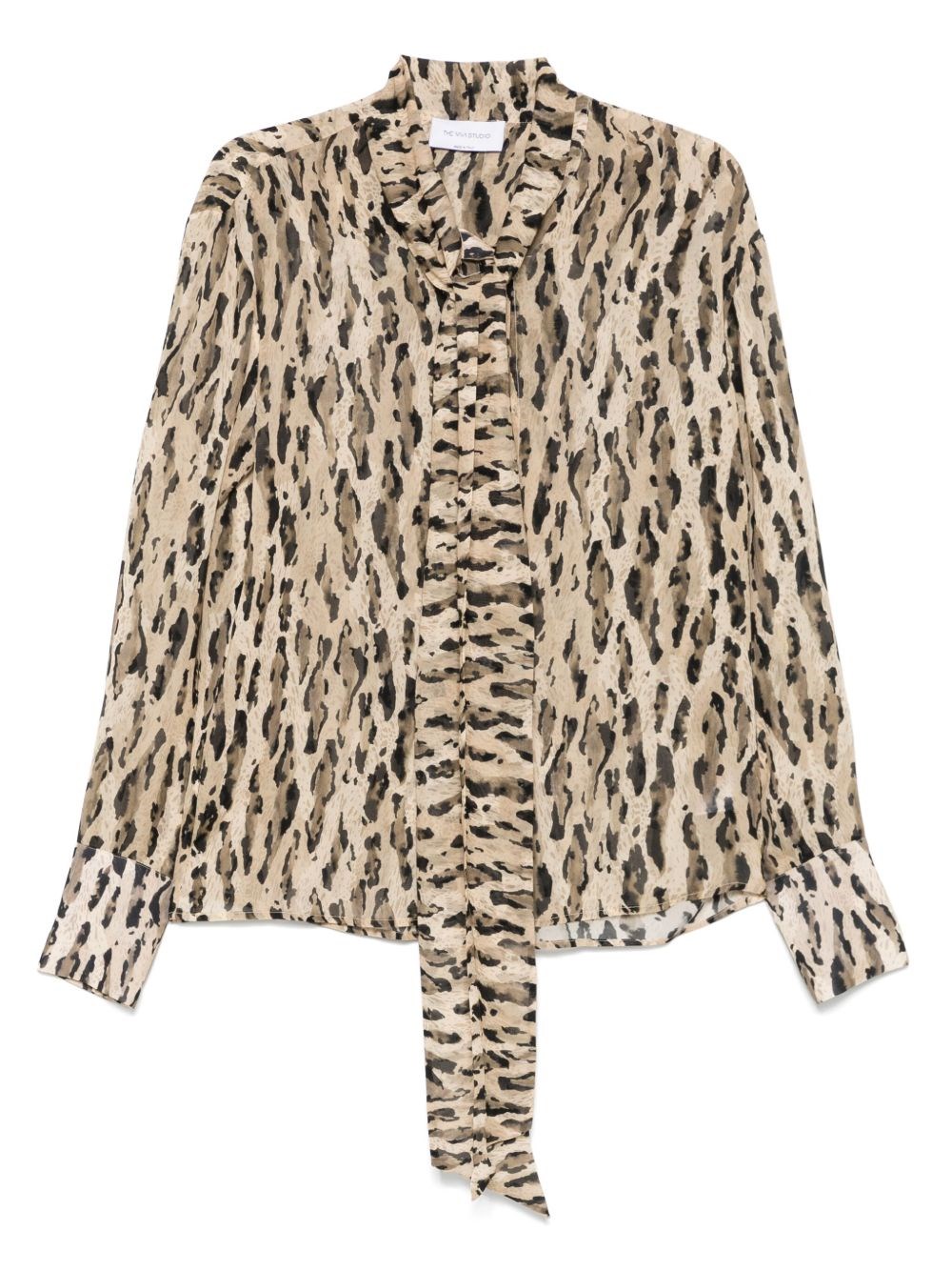 The Nina Studio Leopard-print Shirt