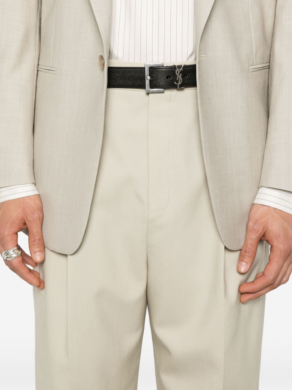 Saint laurent Saint laurenthigh-waisted tuxedo trousers