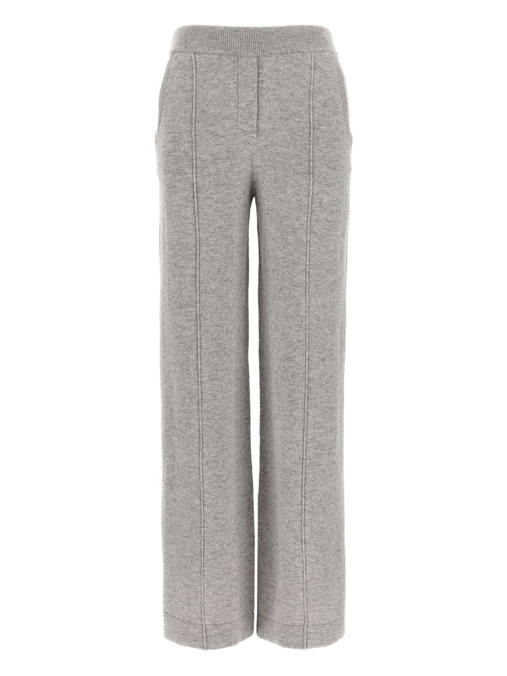 Peserico Straight Sports Pants In Gray