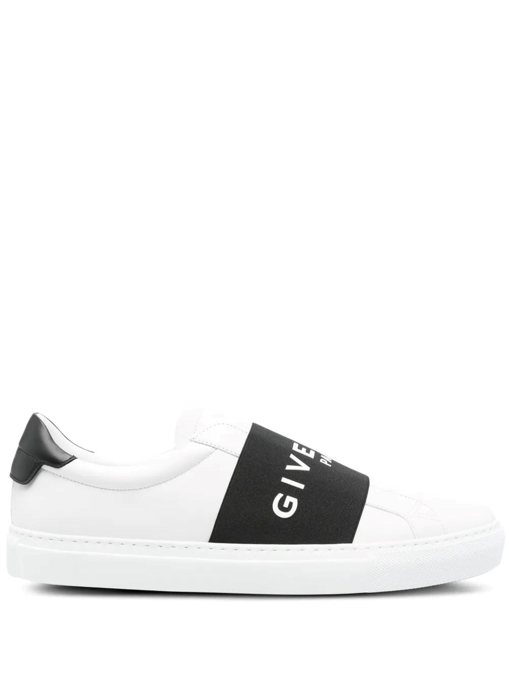 Givenchy Urban Street Sneakers In Leather With Elastic Band In White