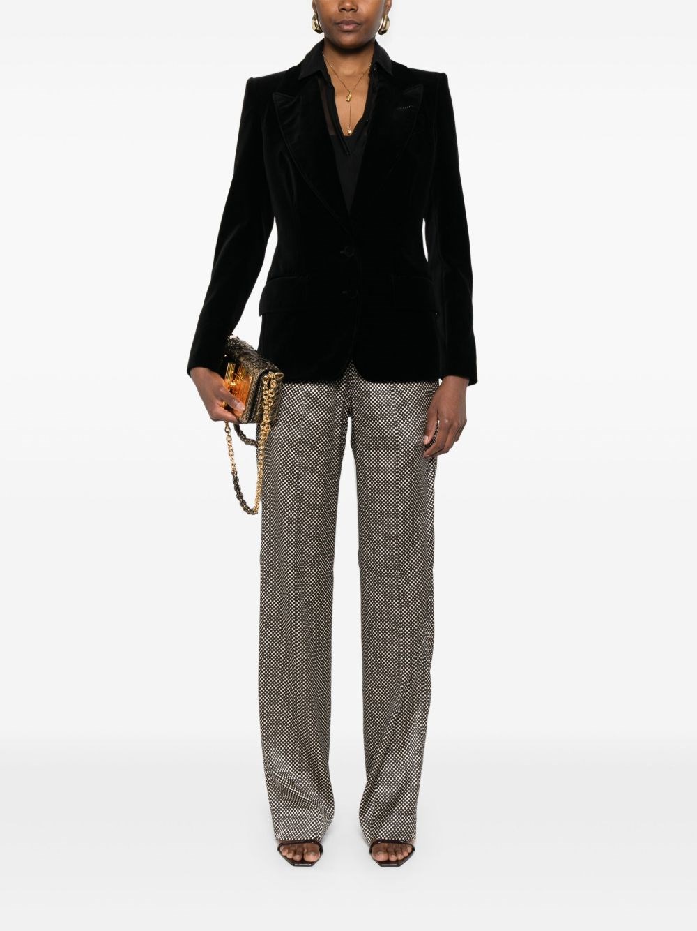 Tom Ford Polka Dot Pants In Multi