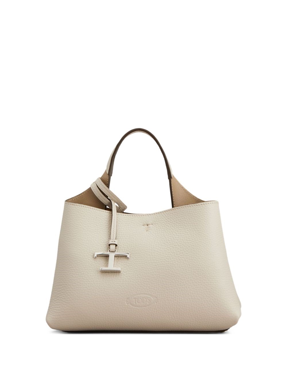 Tod's Mini Leather Bag In White