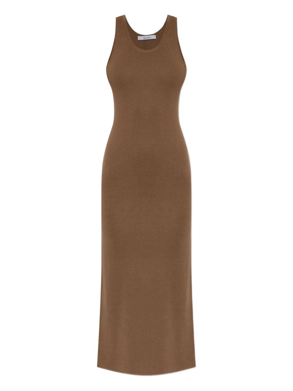 Max Mara Midi Dress Aceri In Brown