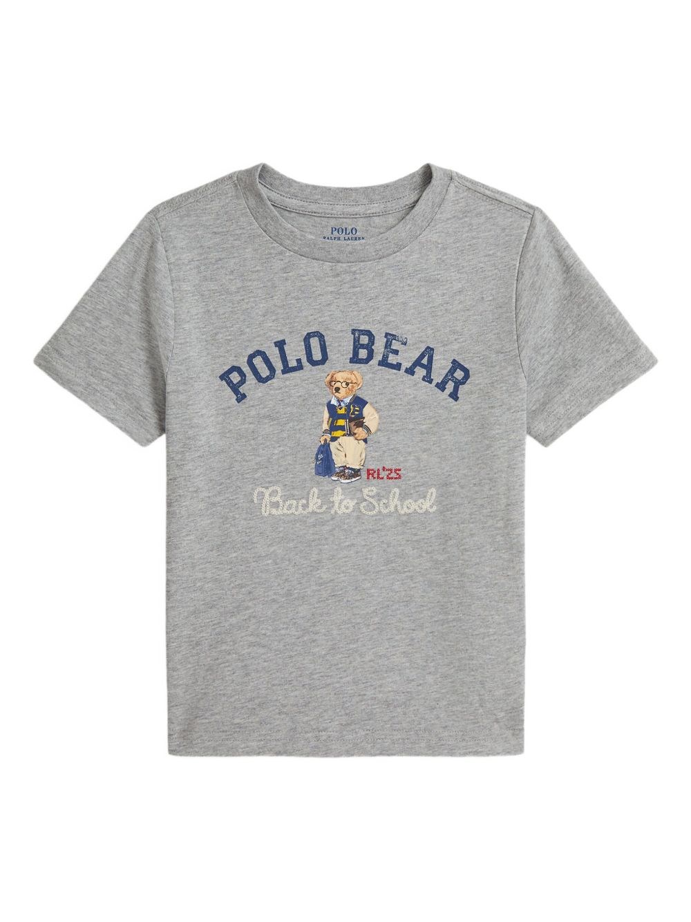 Polo Ralph Lauren Kids Printed T-shirt In Gray