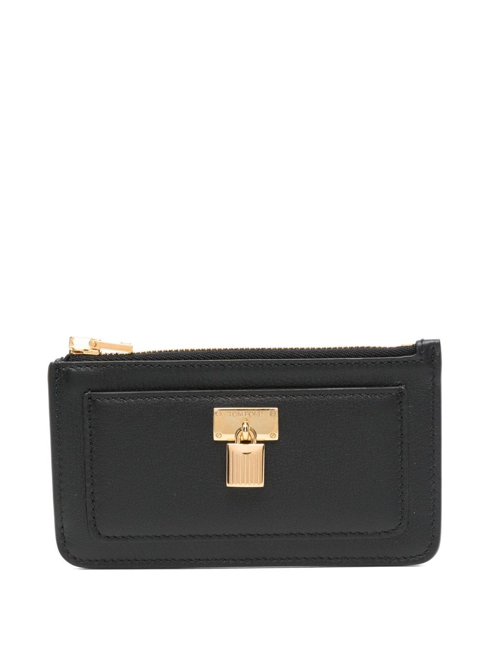 Tom Ford Lock Cardholder In Black