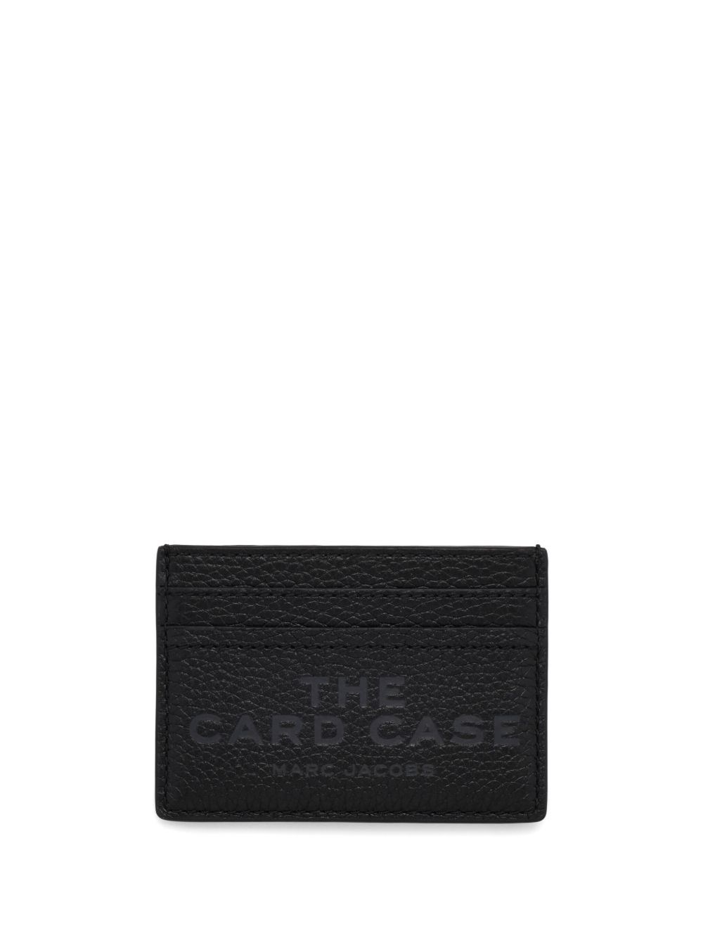 Marc Jacobs Card Holder With Print In Black