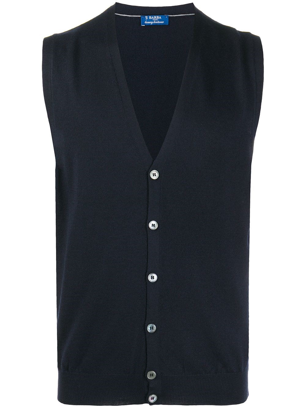 Barba Napoli Barba V-neck Cardigan In Blue