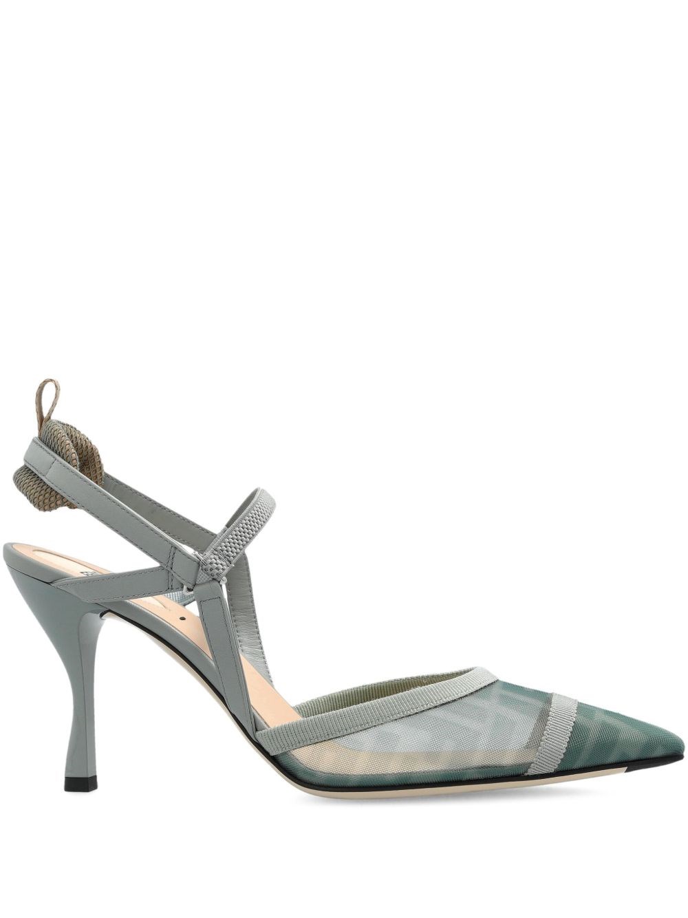 Fendi 'lite' Slingback Featuring Mesh Detailing In Blue
