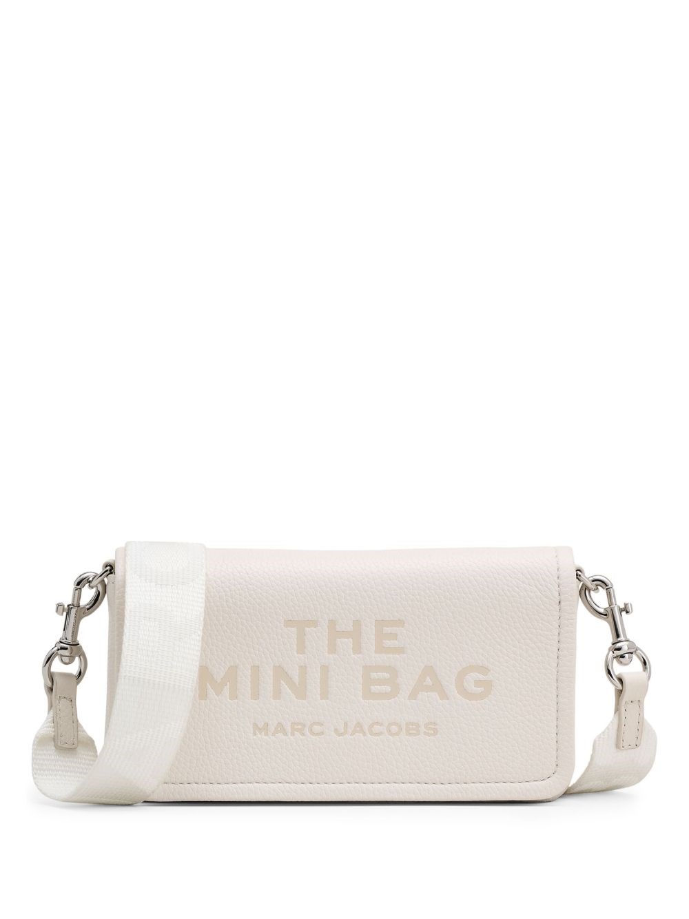 Marc Jacobs The Leather Mini Shoulder Bag In White