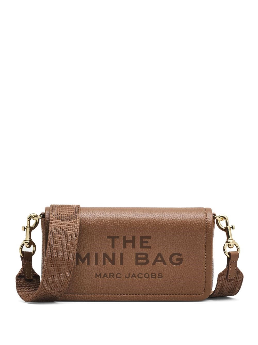 Marc Jacobs The Leather Mini Shoulder Bag In Brown