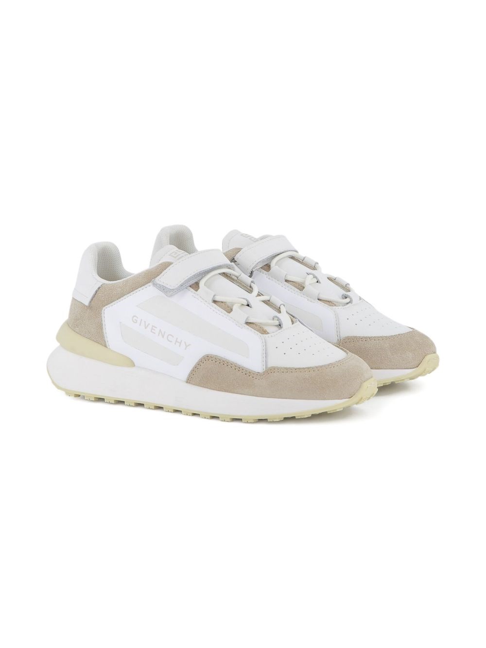 Givenchy Kids Spectre Sneakers With Suede Inserts In Animal Print