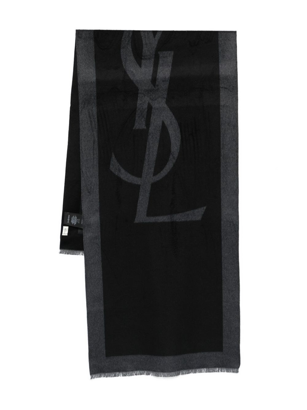 Saint Laurent Cassandra Scarf In Black