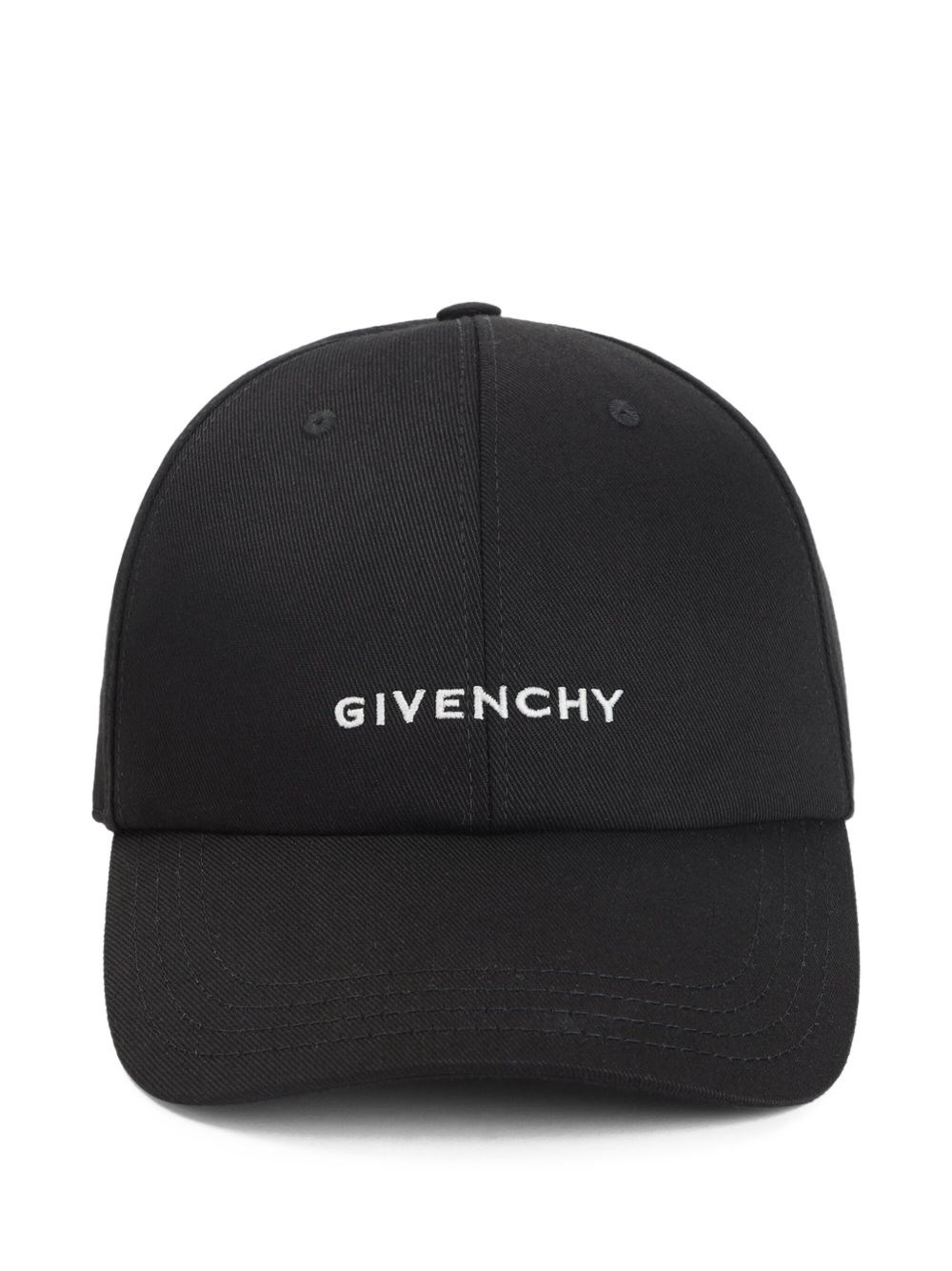 Givenchy Cotton Cap With  Embroidery In Black