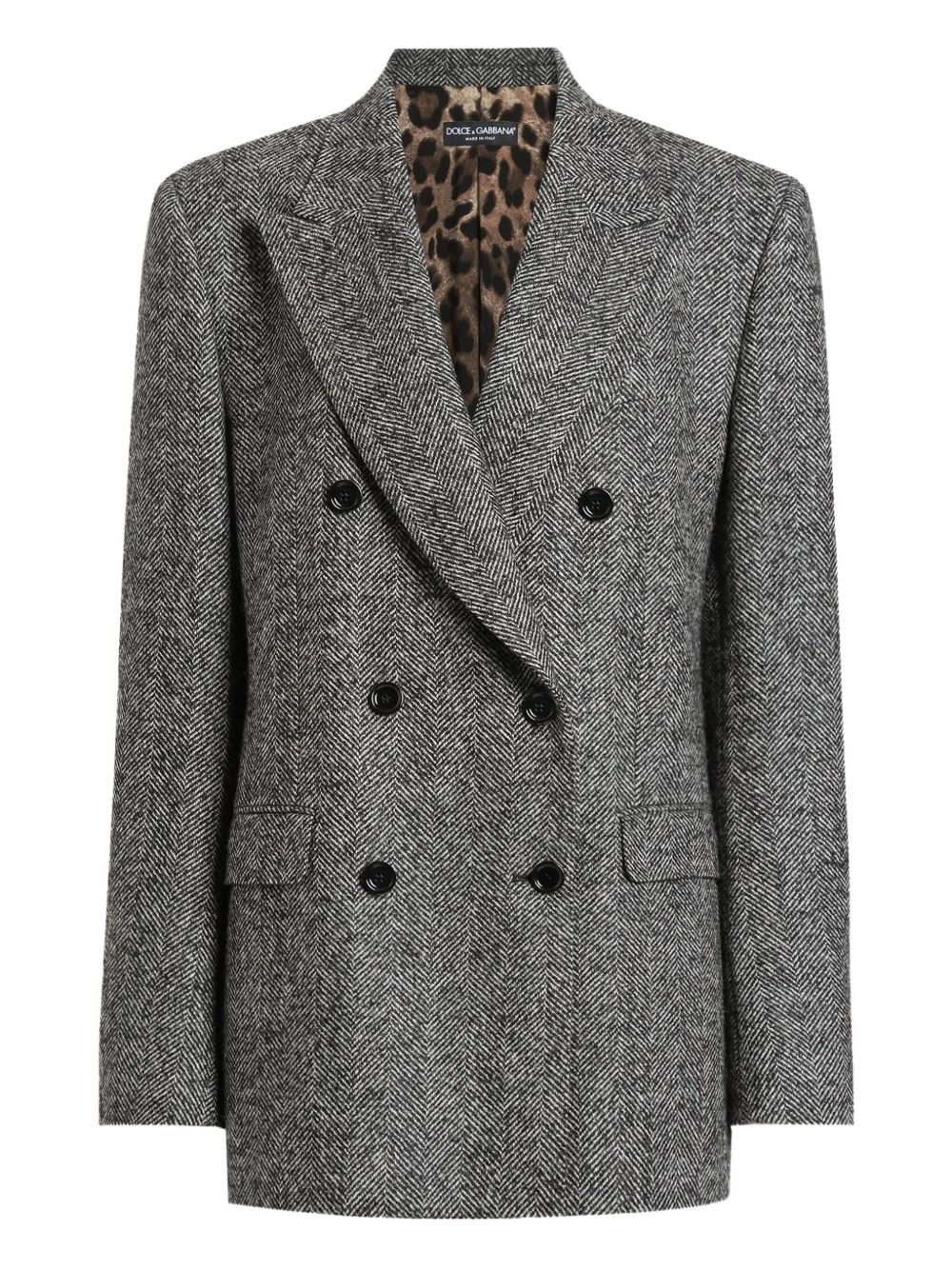 Dolce & Gabbana Blazer In Gray