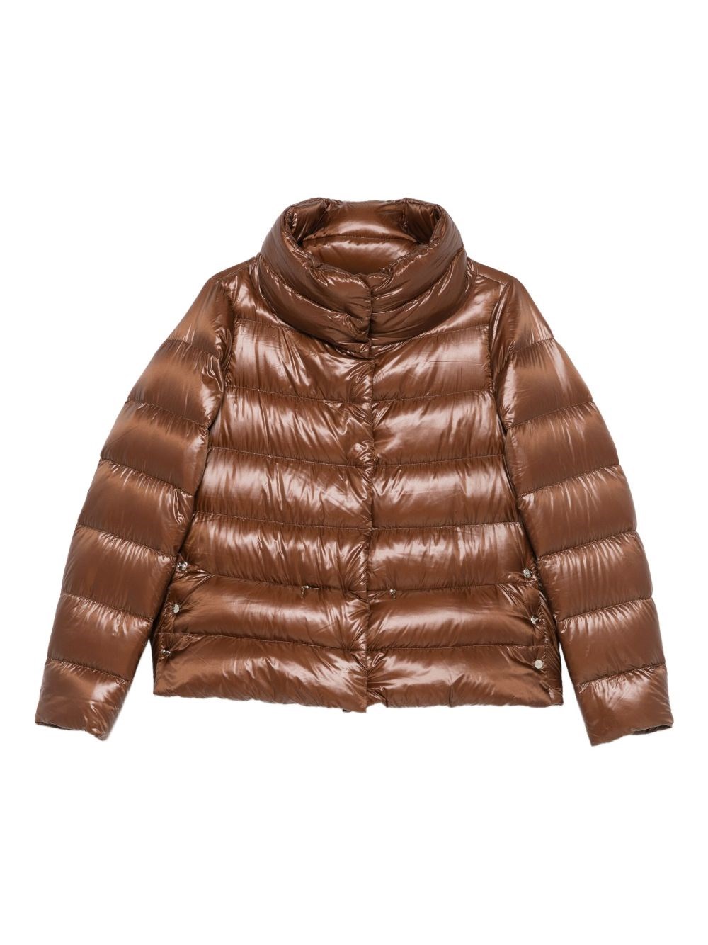 Herno Brown Down Jacket In Brown