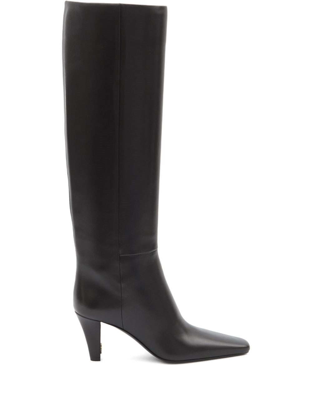 Saint Laurent High Boot In Black