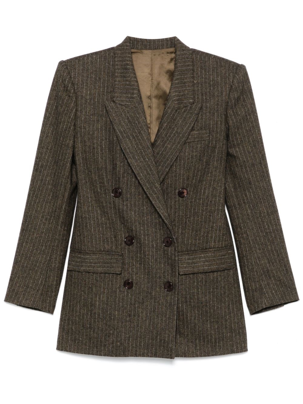 Isabel Marant Double-breasted Jacket In Brown