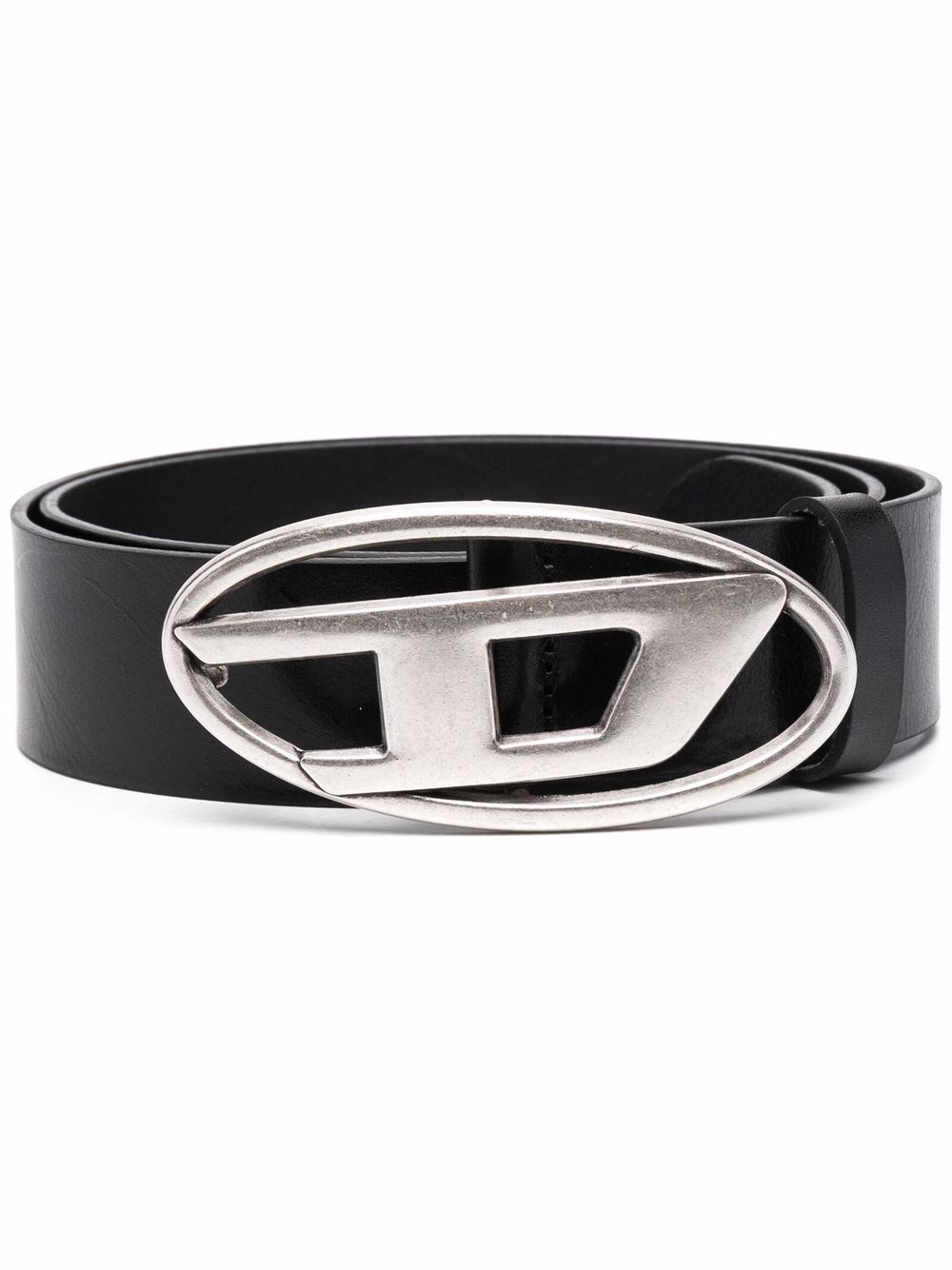 Diesel Black Leather Belt