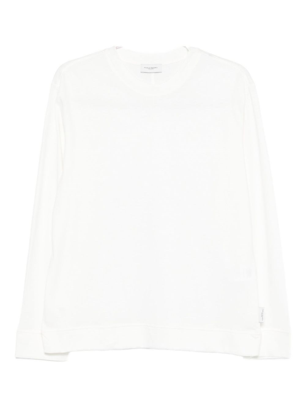 Paolo Pecora White Long-sleeved T-shirt In White