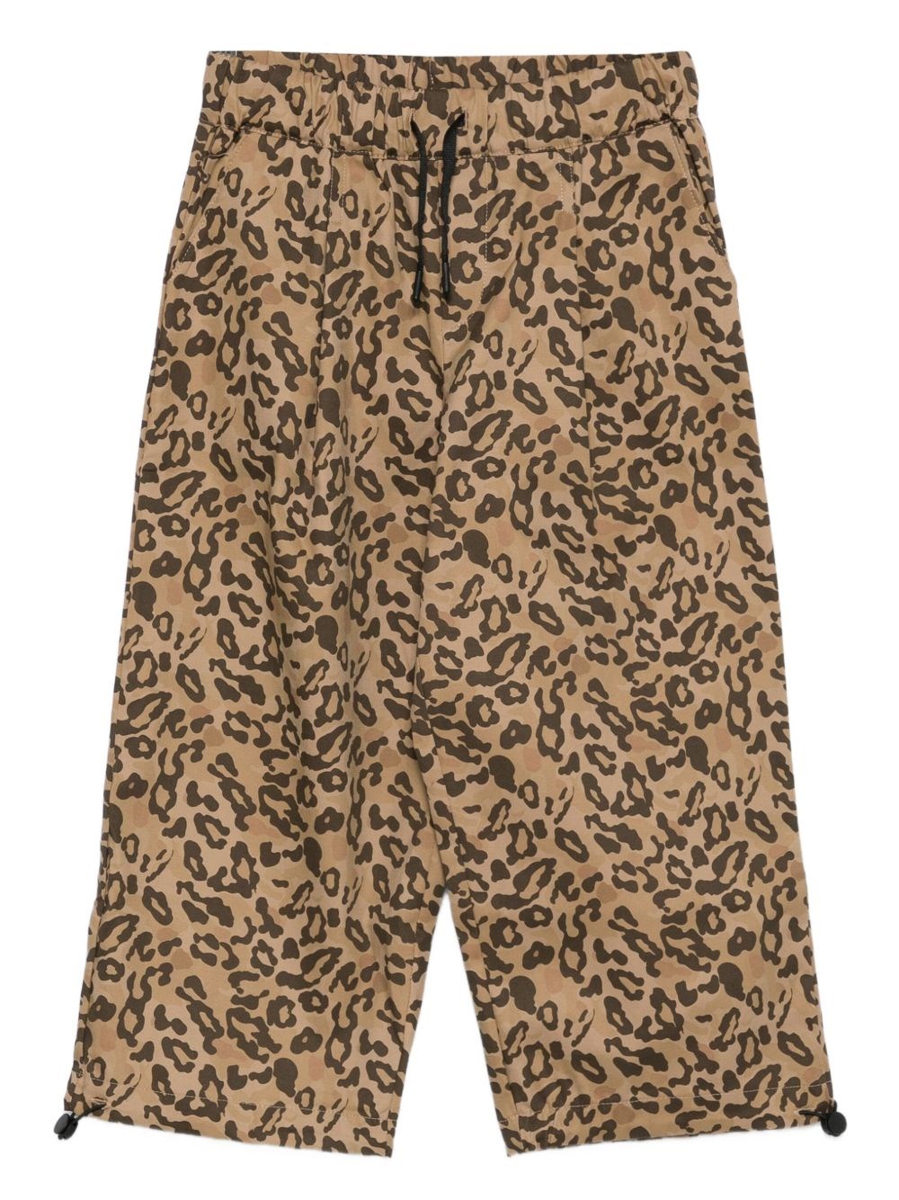 Msgm Kids Drawstring Pants In Multi