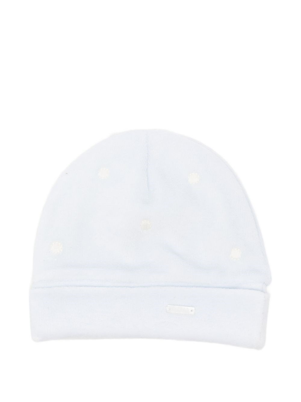 Lalalù Lalalu Polka Dot Hat In White