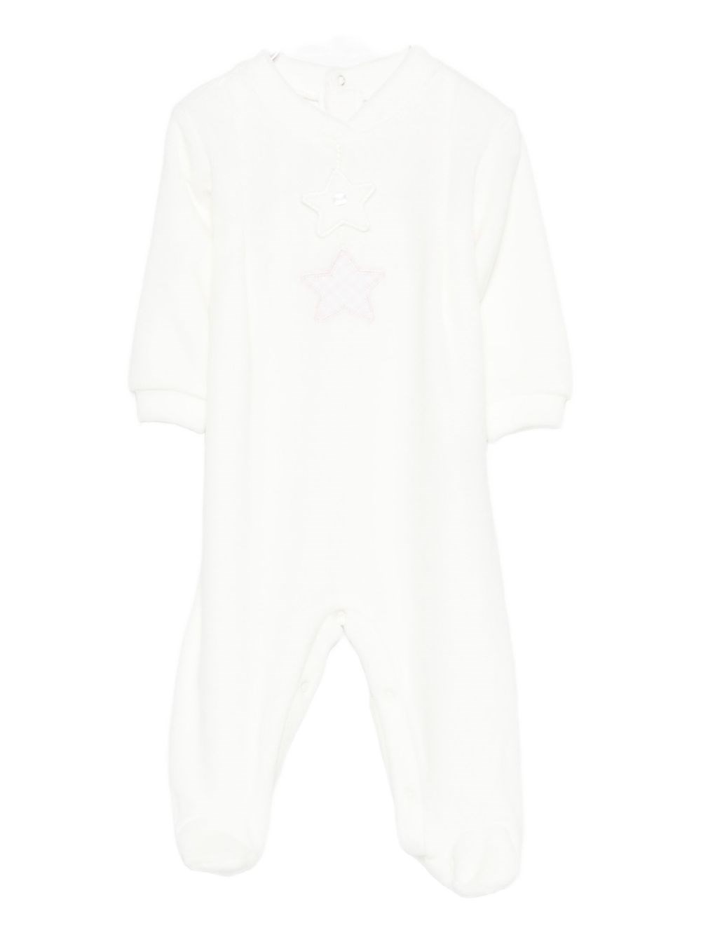 Lalalù Lalalu Star-embellished Romper In White