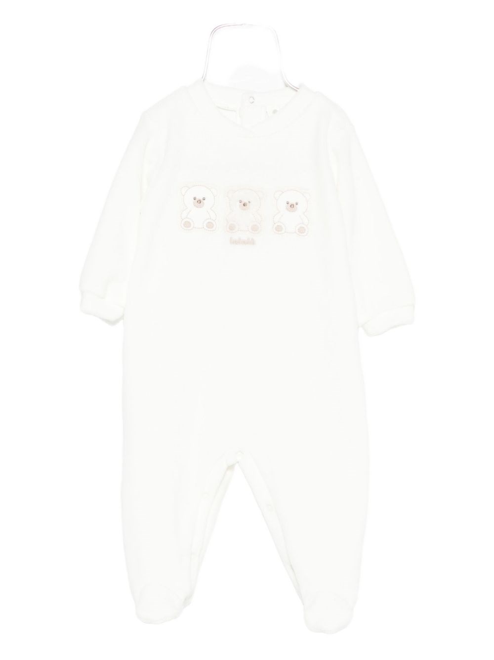 Lalalù Lalalu Embroidered Romper In White