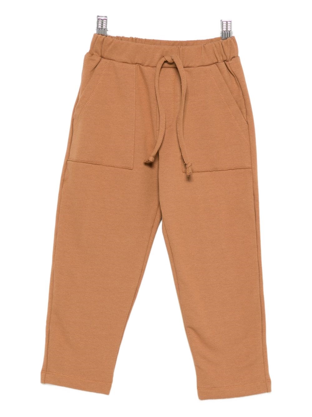 Lalalù Elasticated-waistband Trousers In Brown