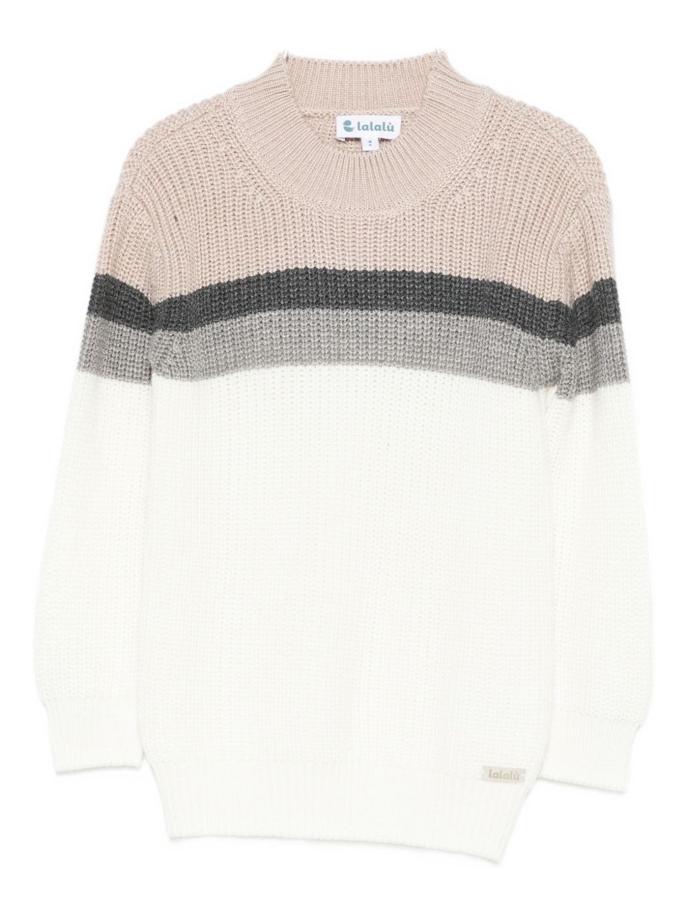Lalalù Kids' Lalalu Striped Sweater In Multi