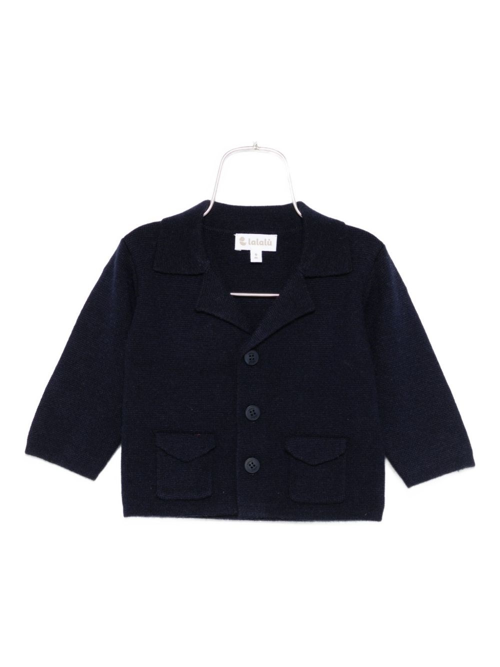 Lalalù Lalalu Cardigan With Pockets In Blue