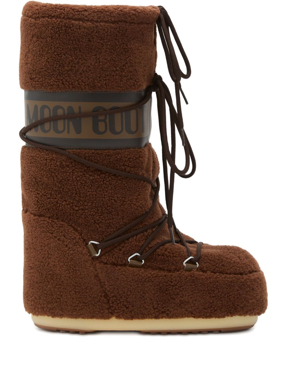 Moon Boot Shearling Snow Boots In Multi