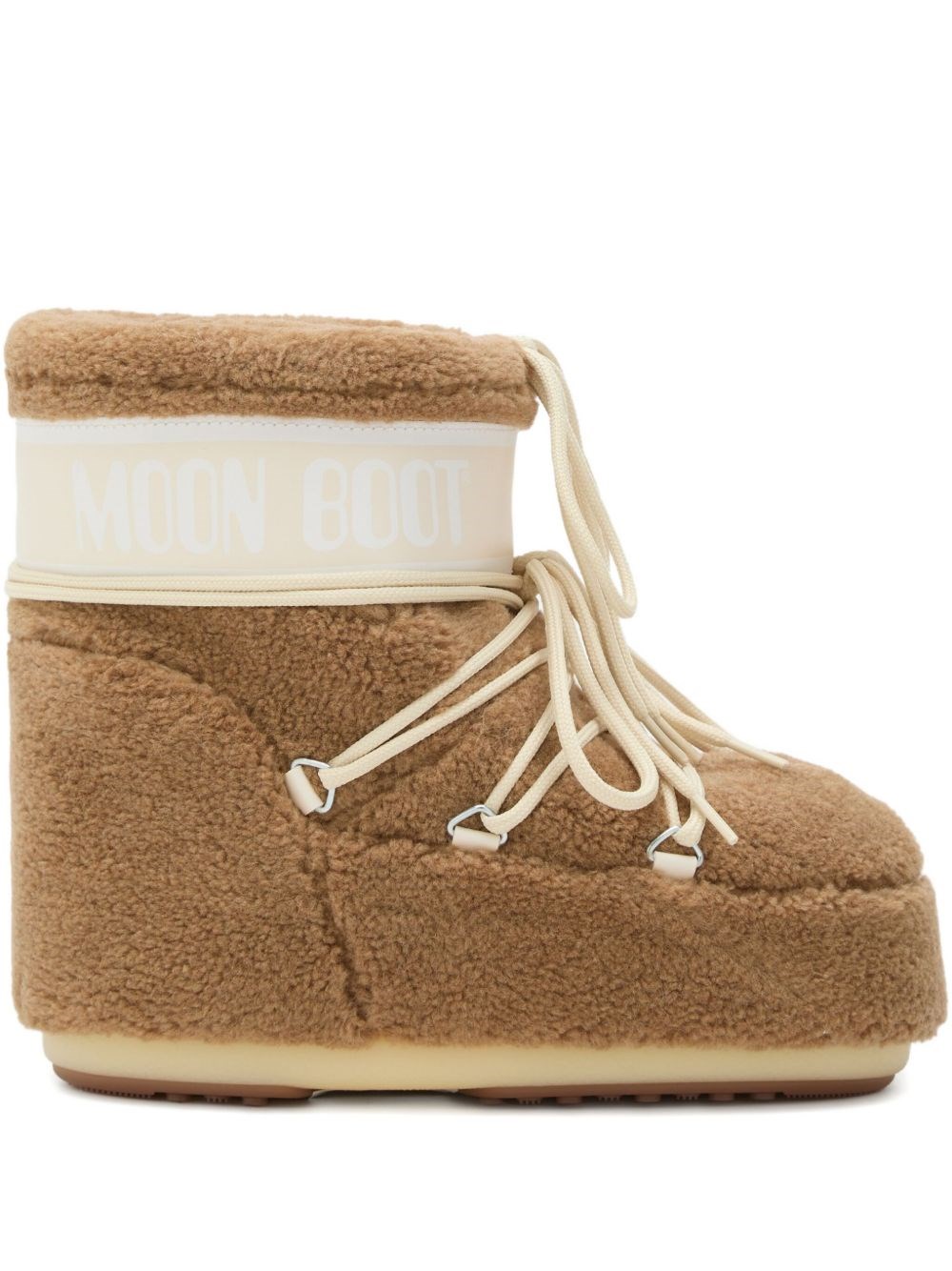 Moon Boot Shearling Snow Boots In Multi