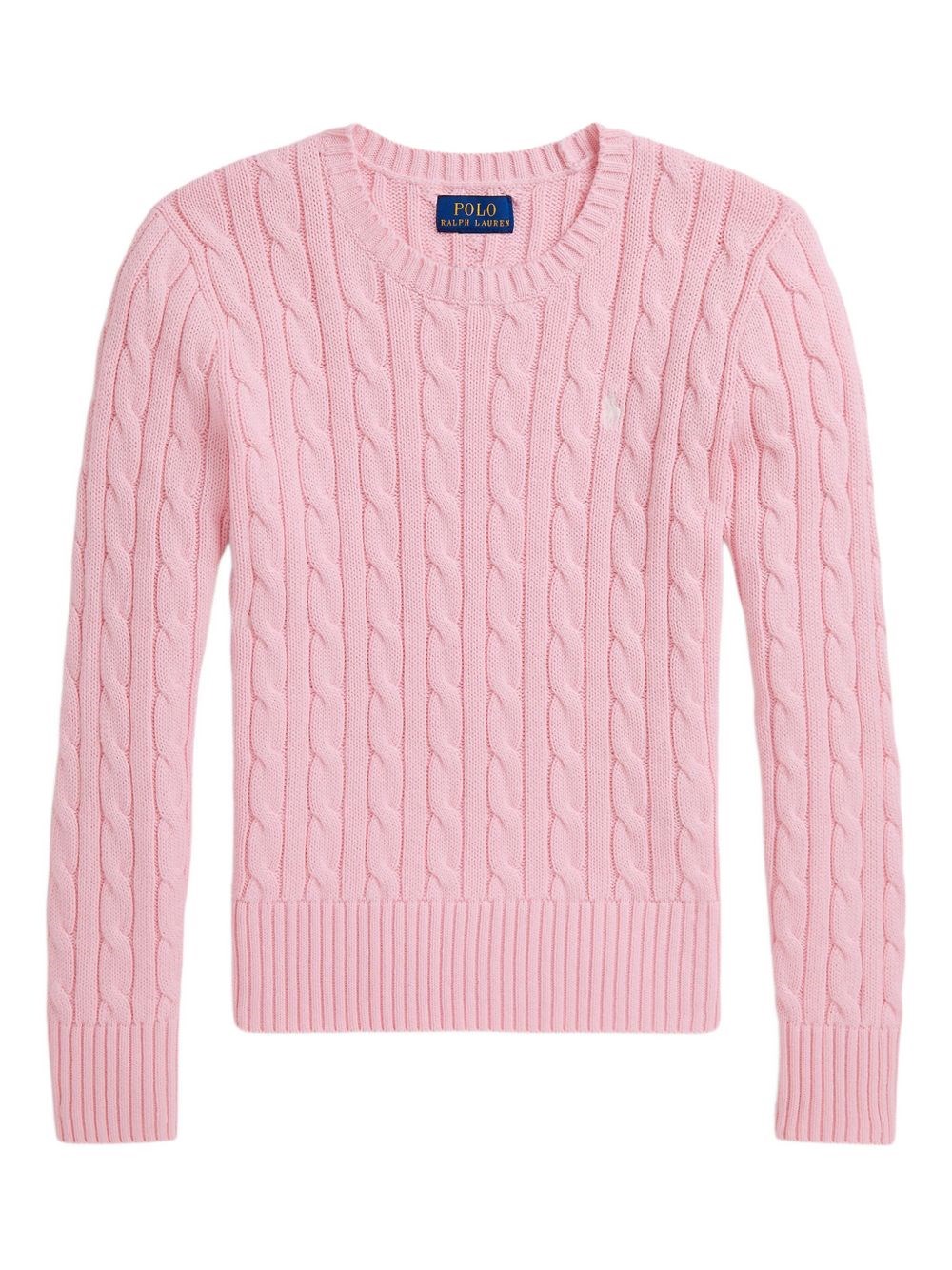 Polo Ralph Lauren Kids Ragazza Rosa Maglione Con Lavorazione