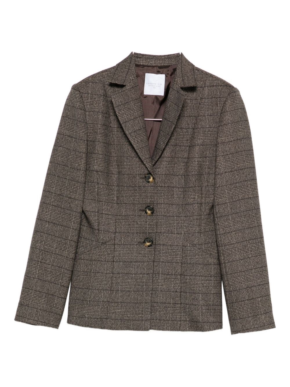 Cenere Gb Single-breasted Three-button Jacket In Gray