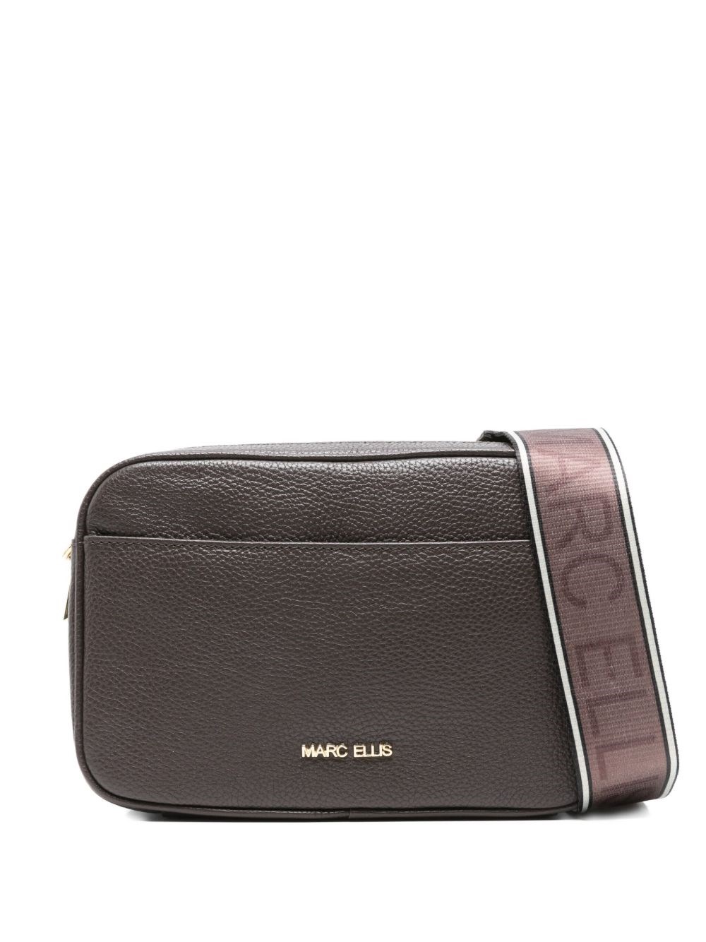 Marc Ellis Leather Crossbody Bag In Brown