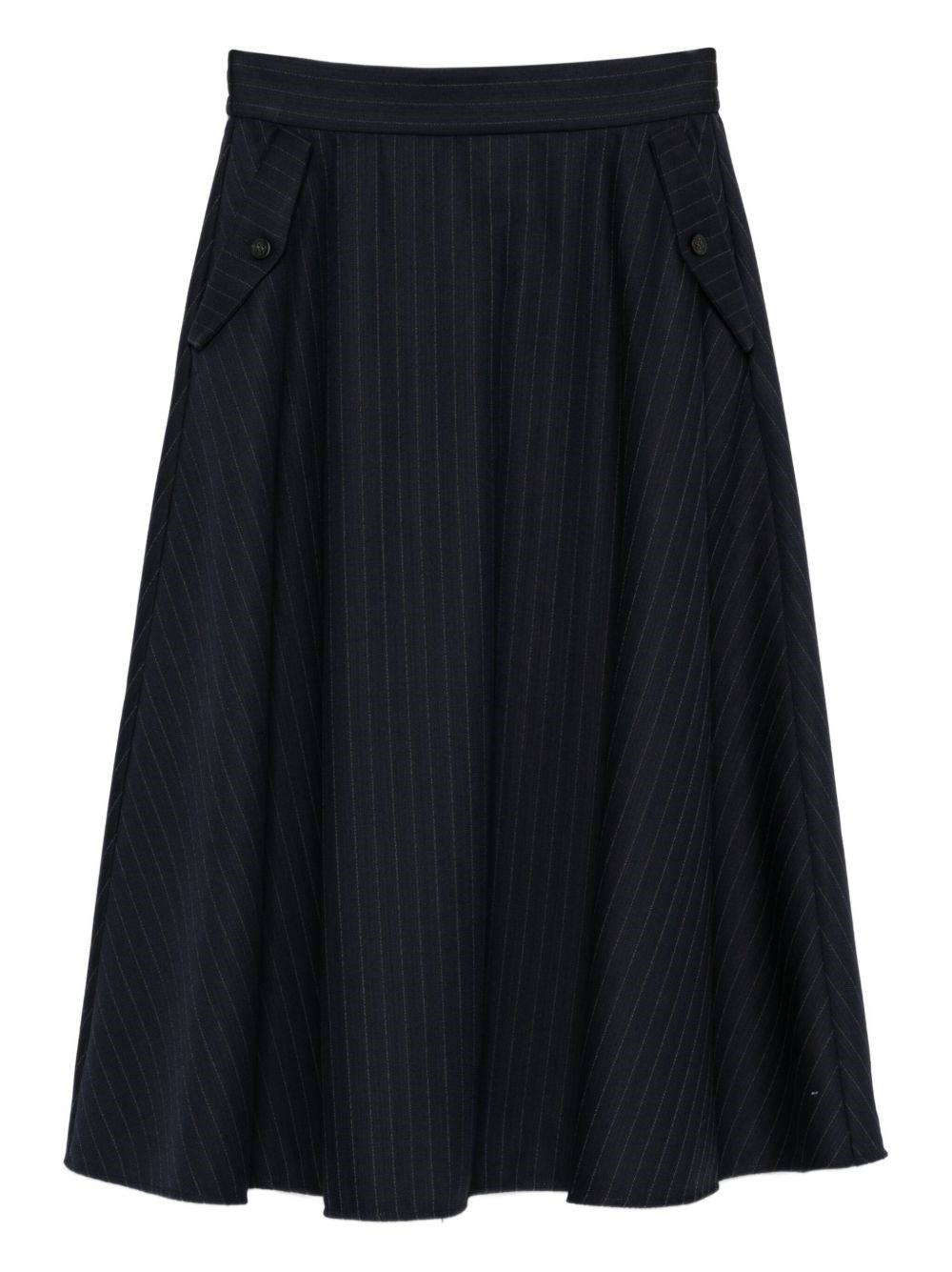 Golden Goose Journey Ws Circle Skirt In Blue
