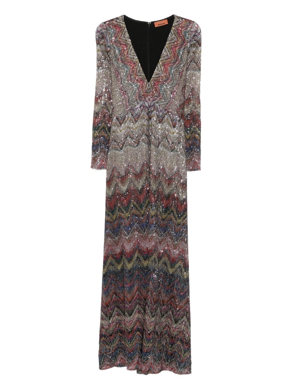 Missoni Midi Dress With Zigzag Pattern In Multi