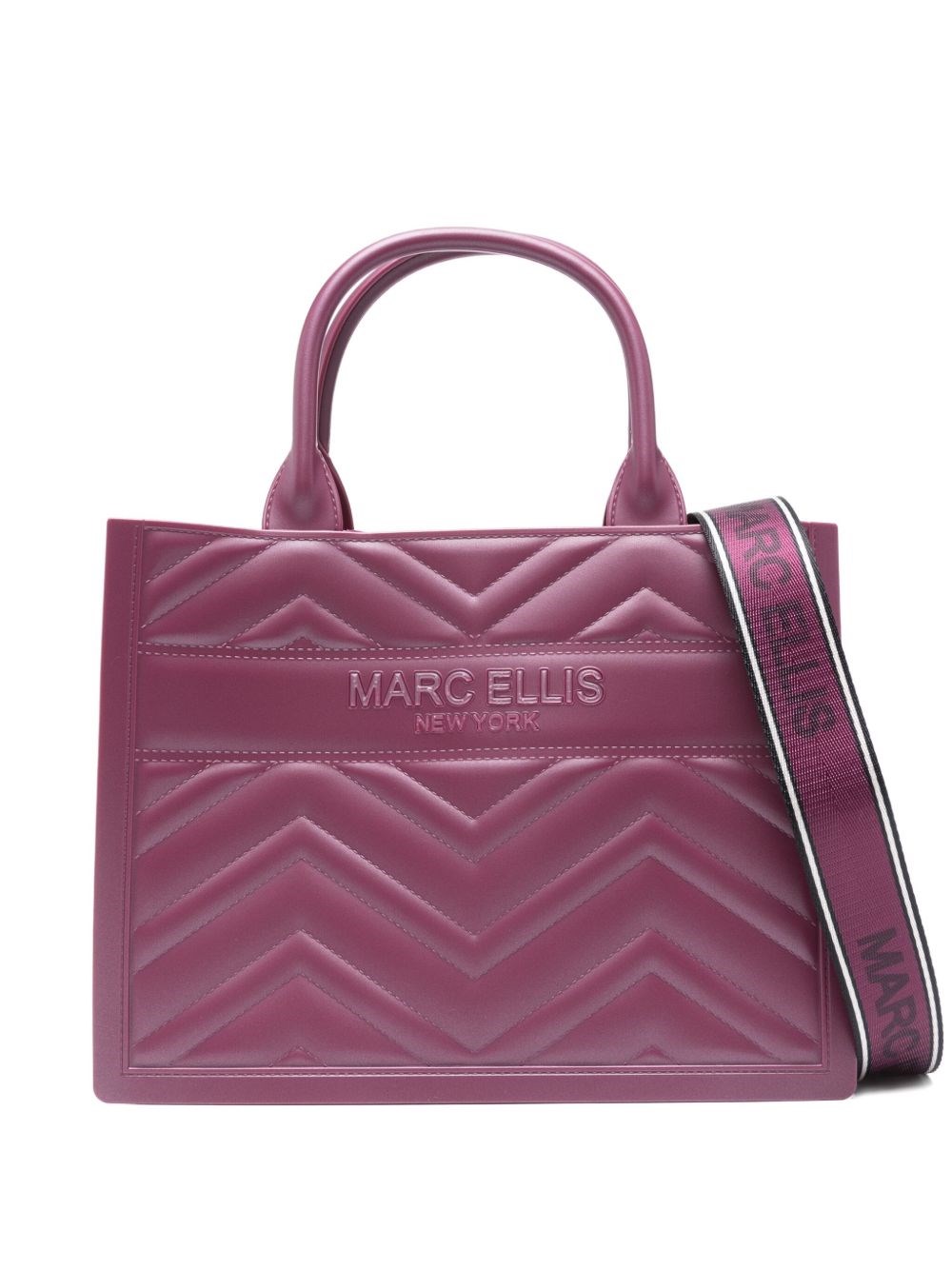 Marc Ellis Buby Wave Tote Bag In Purple