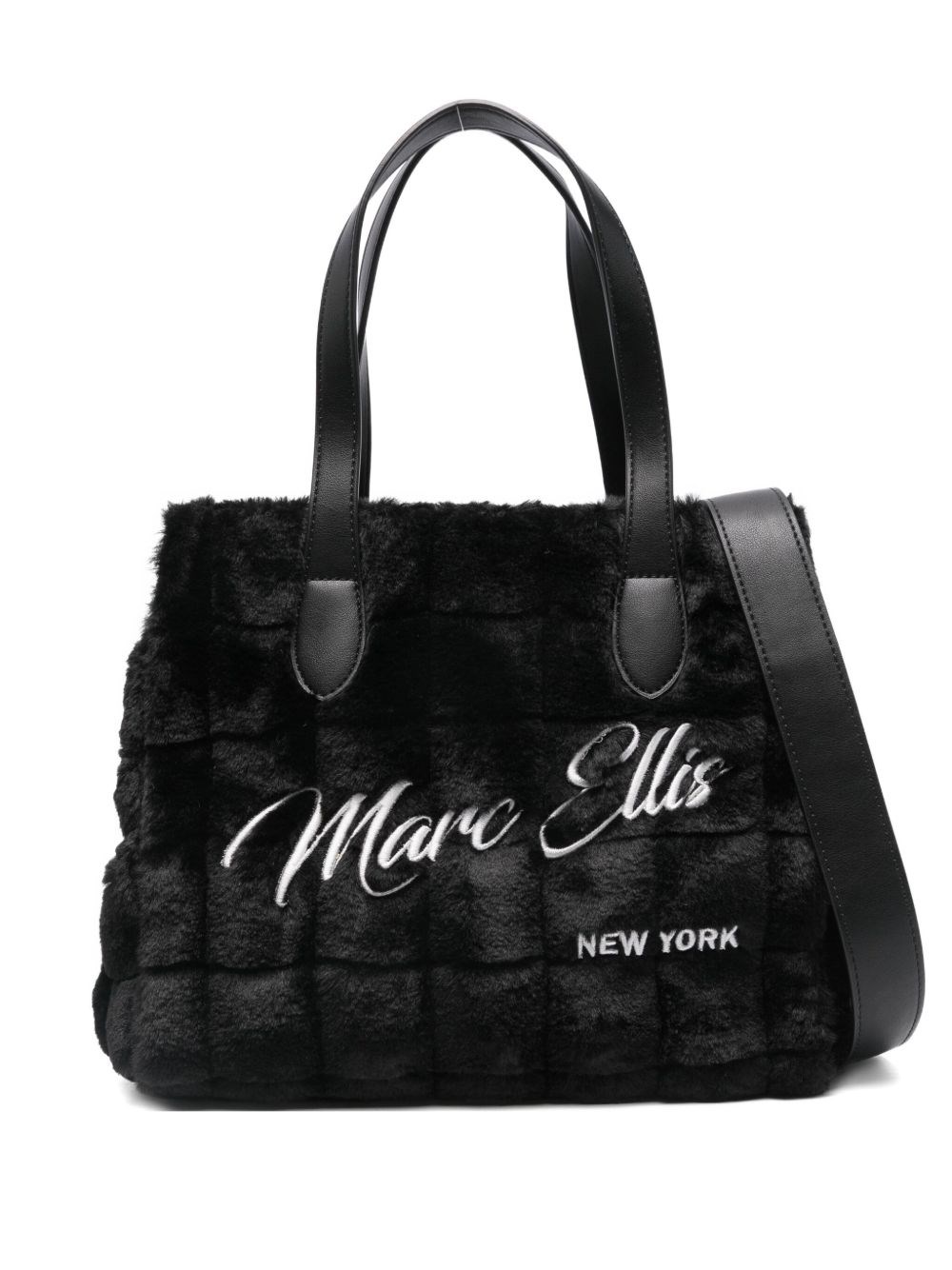Marc Ellis Logo Crossbody Bag In Black