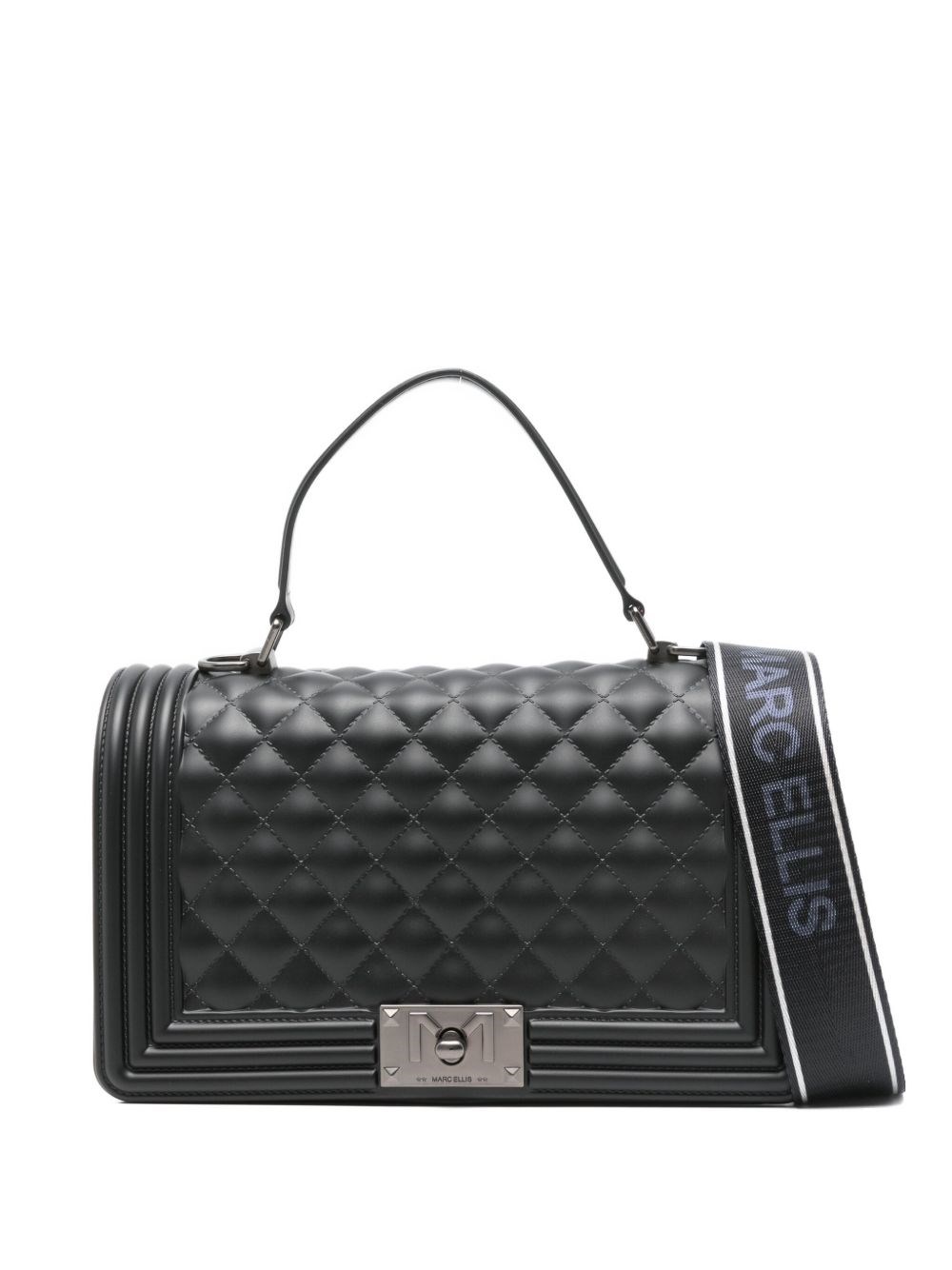 Marc Ellis Quilted Crossbody Bag In Black