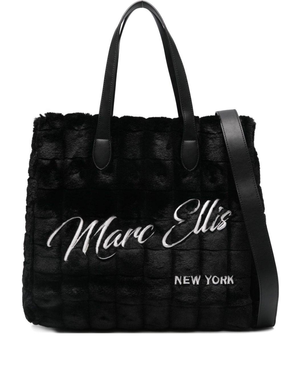 Marc Ellis Logo Crossbody Bag In Black