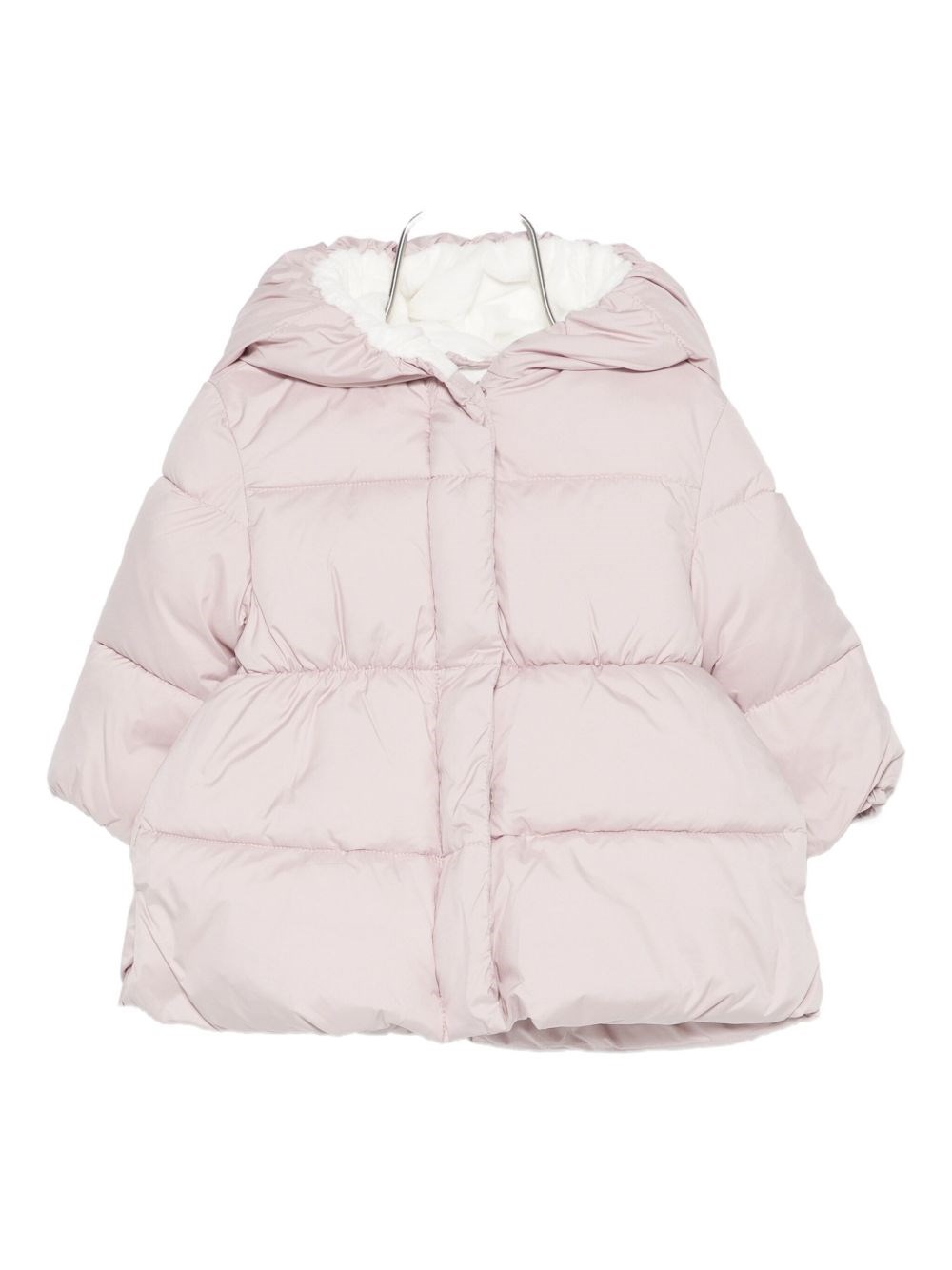 Lalalù Lalalu Pink Padded Jacket With Hood In Pink