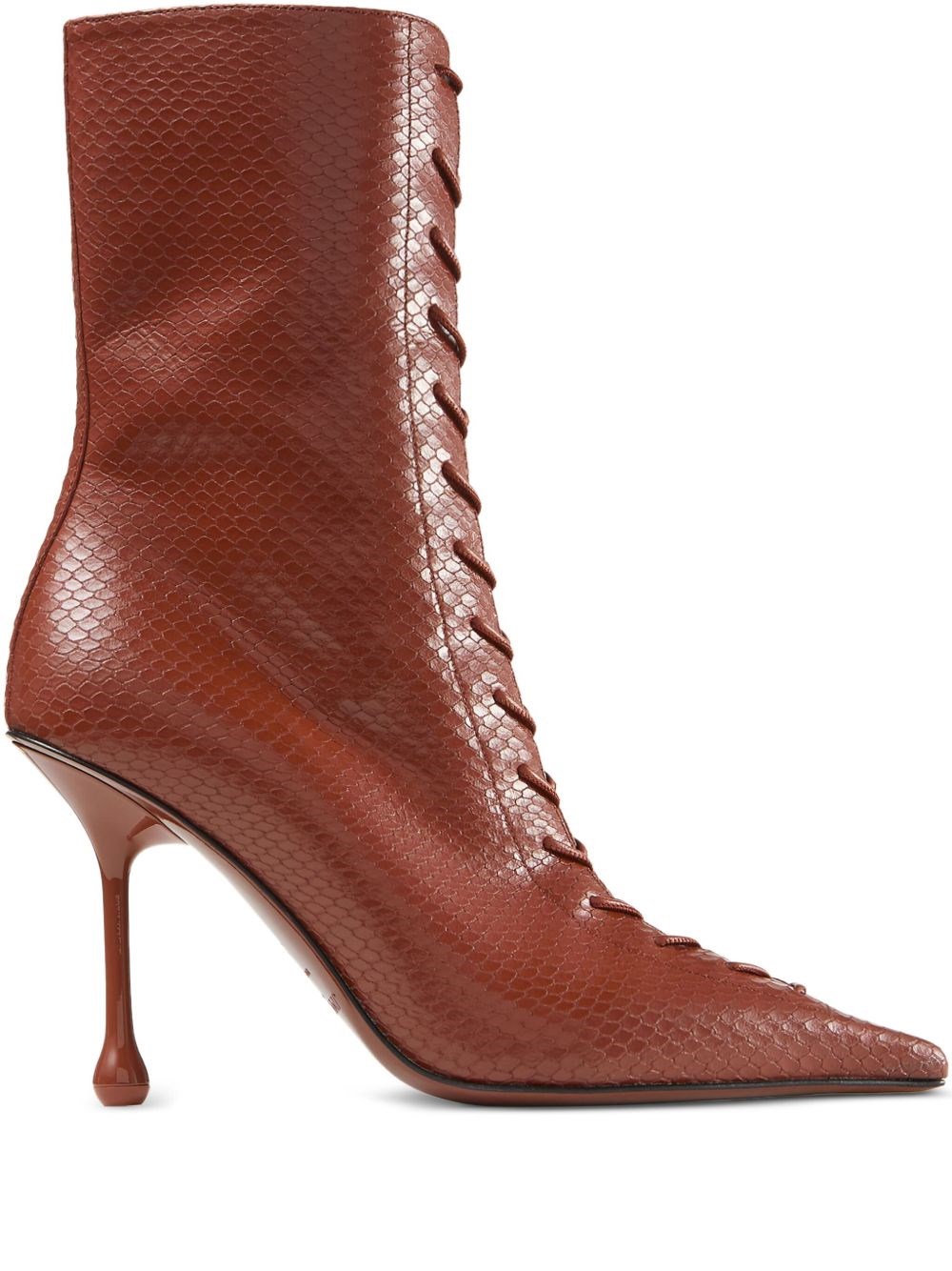 Jimmy Choo Scarlett Ankle Boot 95 In Brown