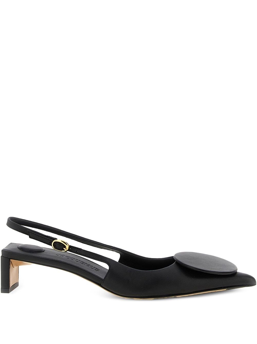 Jacquemus Les Duelo Slingback Pumps In Black
