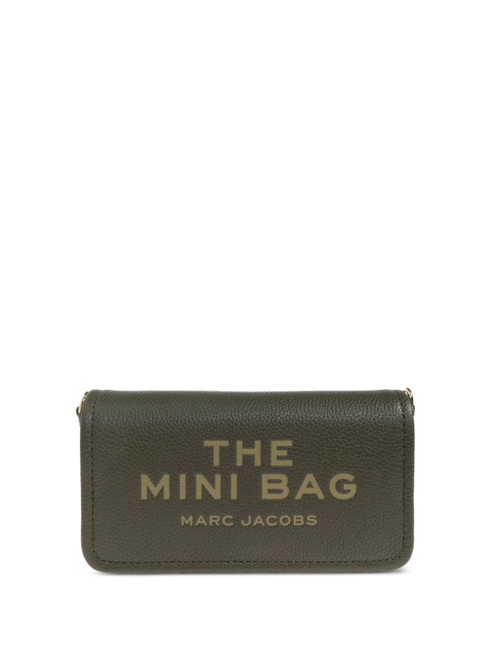 Marc Jacobs Mini Clutch With Logo In Green